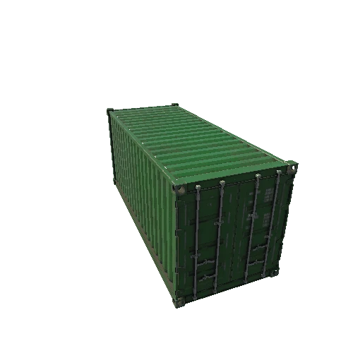 Cargo Container Green